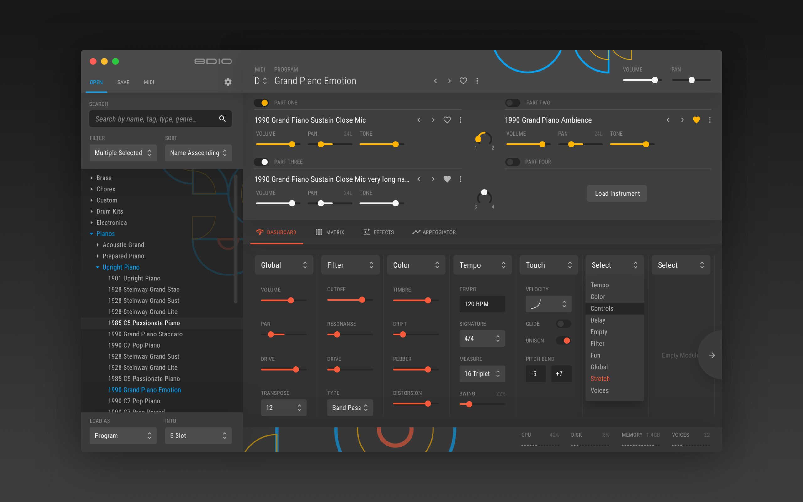 Soundpaint UI design